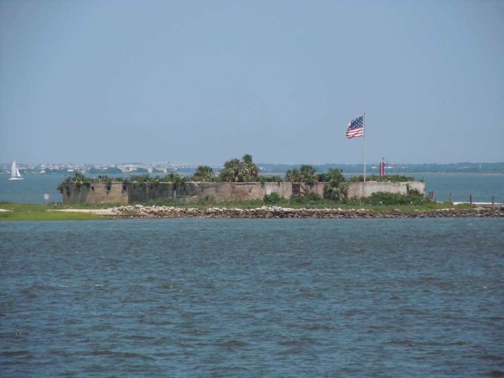 Castle Pinckney in Charleston Harbor