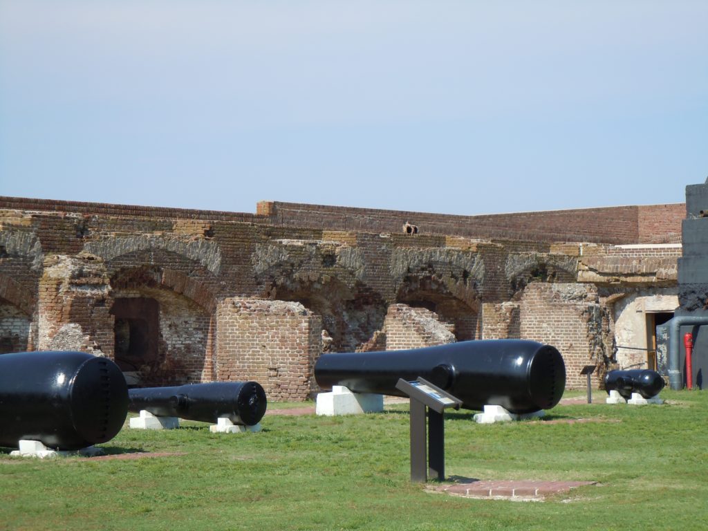 Cannon in Fort Sumter